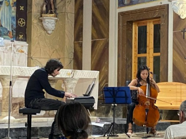 Duet Romina Sevilla i Gerard Moreno, violoncel i piano.