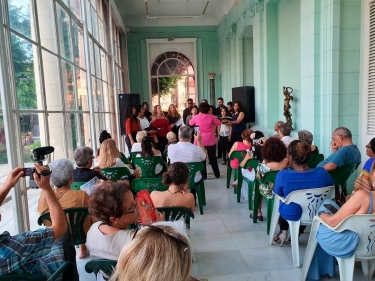 Festival de habaneras de La Habana. Coro "Vocal Leo", Corina Campos, Directora, Concierto 7 de noviembre 2019, Museo de Artes Decorativas, La Habana, Cuba