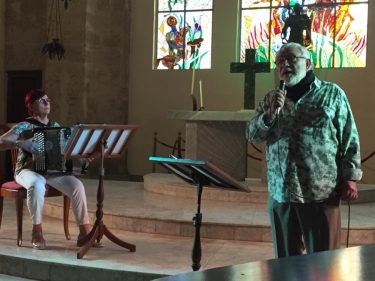 Jean-Paul Martin y Doris Stiegler (Francia). Iglesia de Paula, La Habana, Cuba. 13 de diciembre 2018