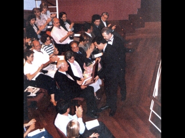 En La Habana, Mesa Redonda dedicada a José Ardévol, Josep Poble, Joan Rigol, C. Tieles, Joan Tortajada